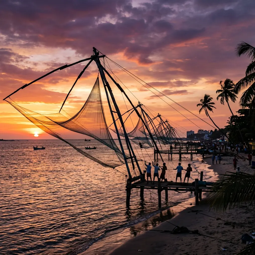 Chinese Fishing Nets — Fort Kochi Heritage