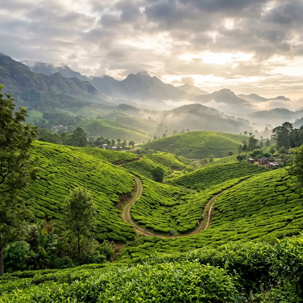 Munnar Tea Gardens — Western Ghats
