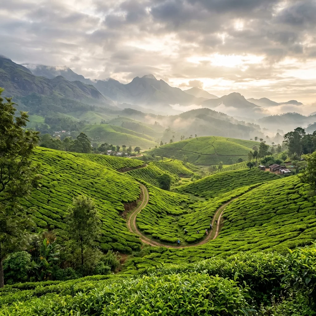Munnar Tea Gardens — Western Ghats